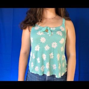 Turquoise Flower Shirt
